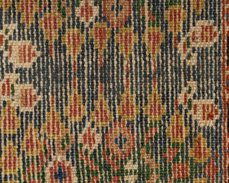 Hand knotted WOOL MALAYER 3'3" x 4'11"