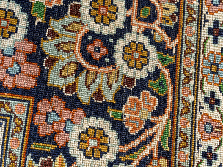 Hand knotted SILK KASHAN 3' x 5'