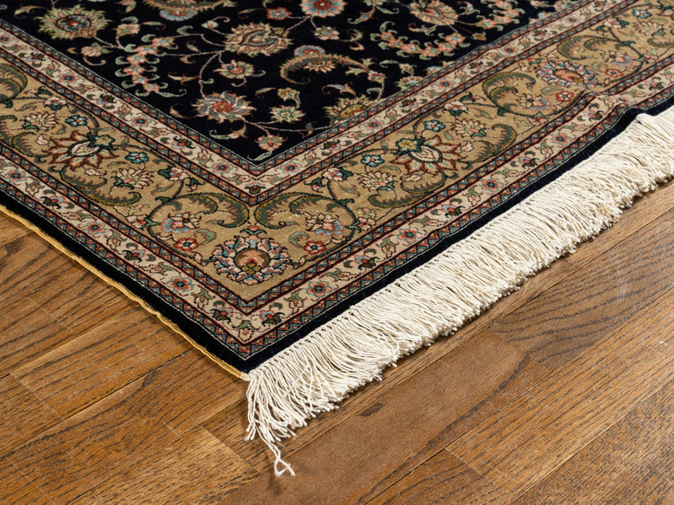 Hand knotted SILK KASHAN 3' x 5'