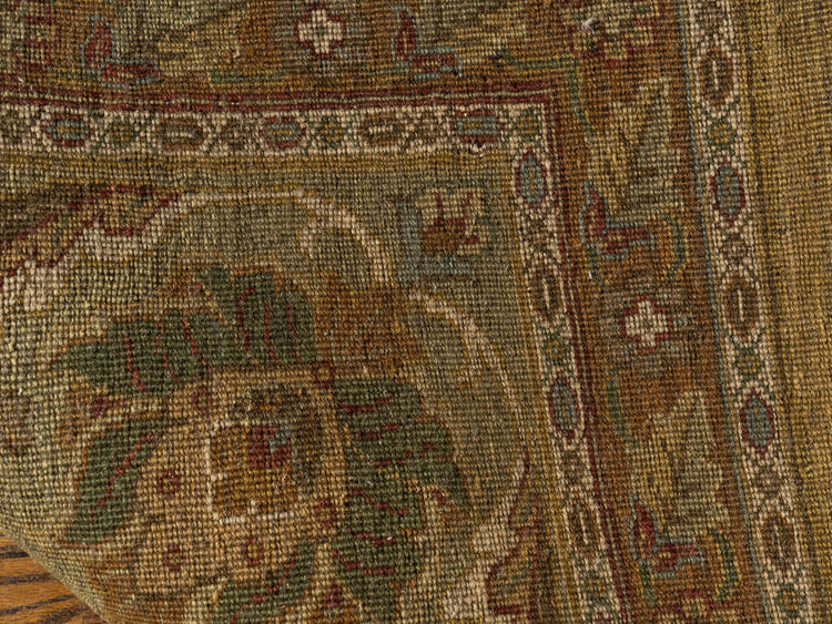 Hand knotted WOOL KASHAN 12'2" x 15'6"