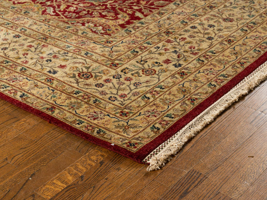 Hand knotted WOOL TABRIZ 12'2" x 17'11"