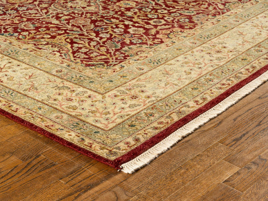 Hand knotted WOOL TABRIZ 8'2" x 9'10"