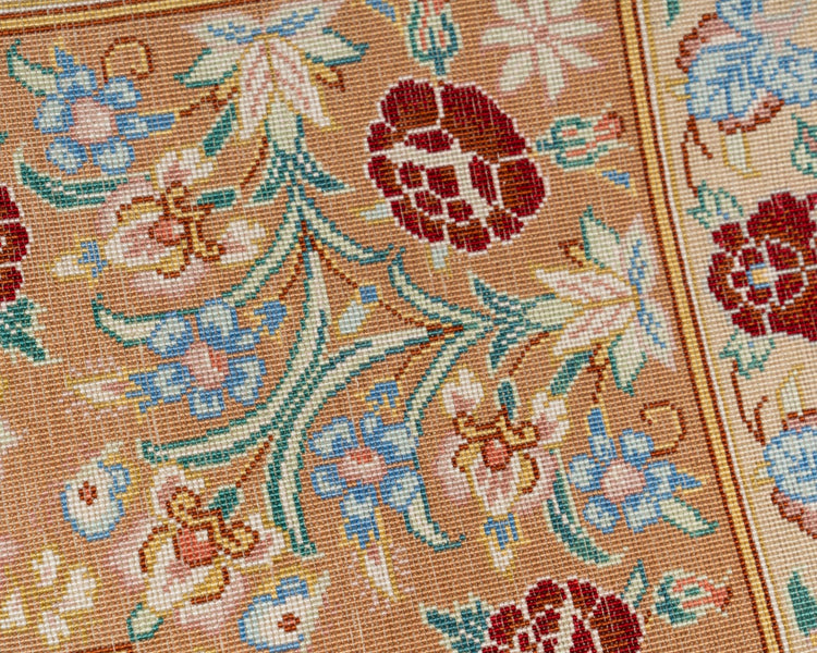 Hand knotted Persian Silk QUM 4'6" x 6'6"