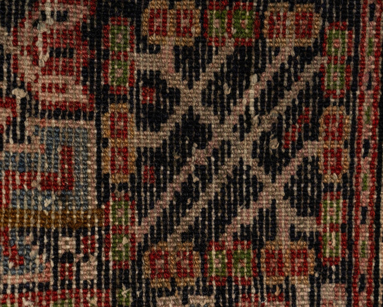Hand knotted WOOL Gharaje 3'5" x 4'8"