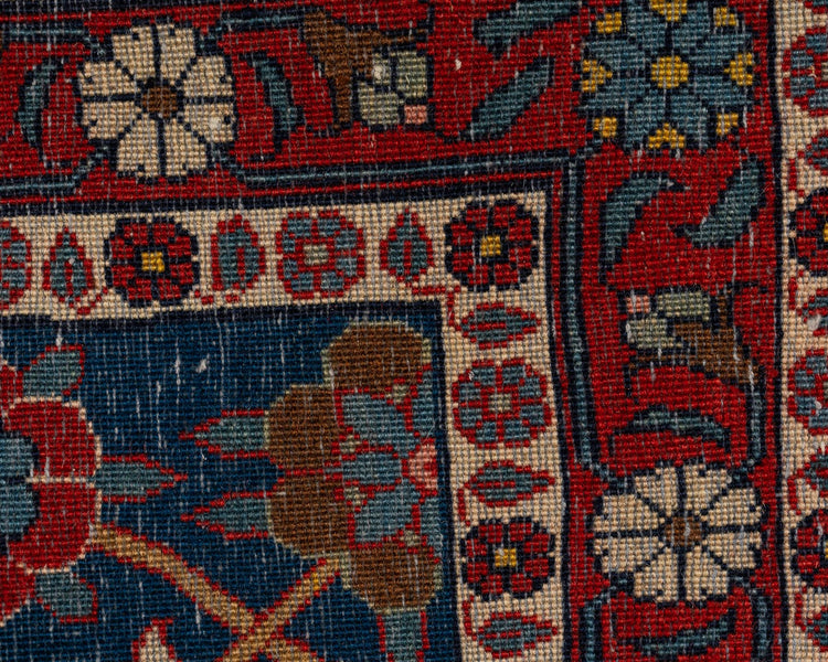 Hand knotted WOOL Gharaje 3'1" x 5'