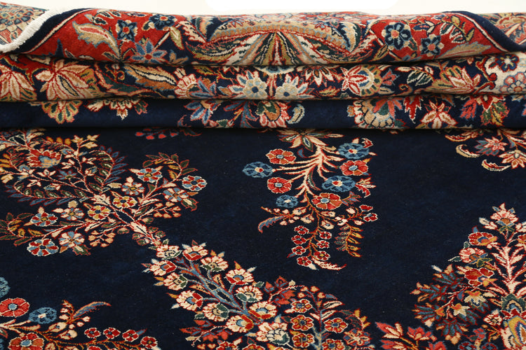 Hand Knotted Persian Kerman Fine Wool Rug - 11'9'' x 16'8''