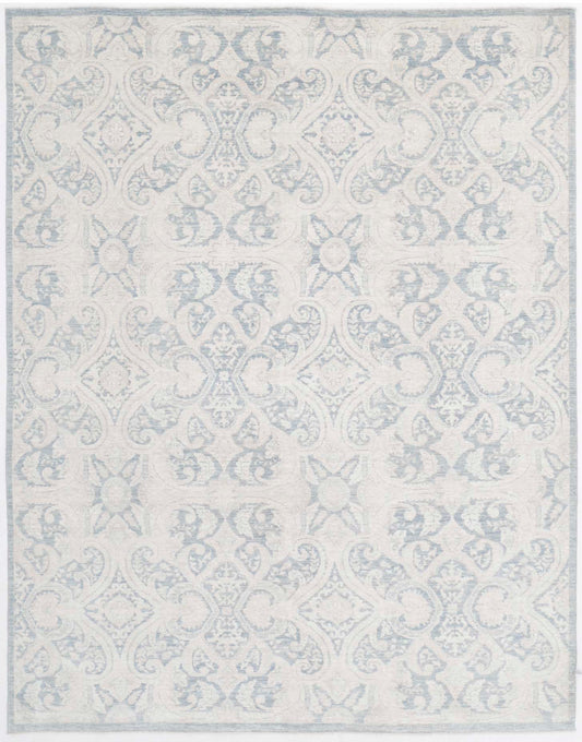 Hand Knotted Artemix Wool Rug - 7'10'' x 10'2''