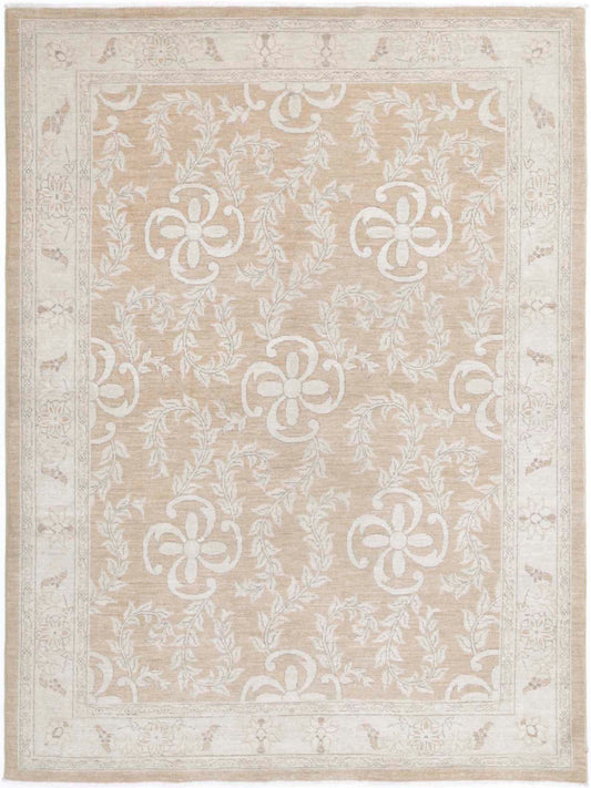 Hand Knotted Serenity Wool Rug - 4'8'' x 6'3''