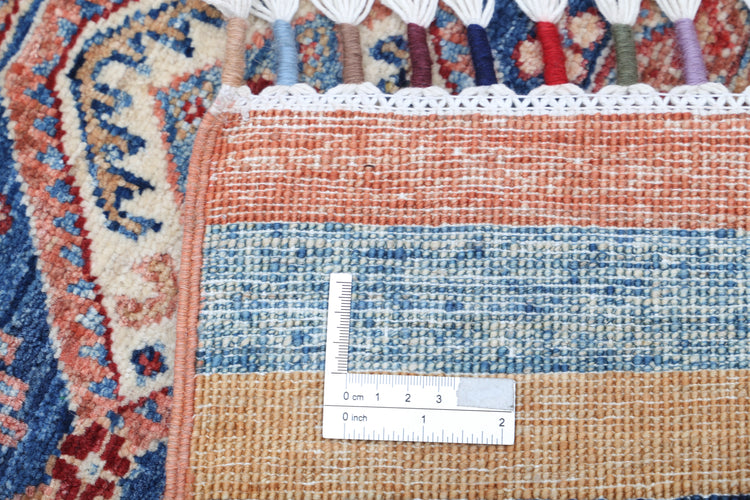 Hand Knotted Khurjeen Wool Rug - 2'9'' x 3'11''