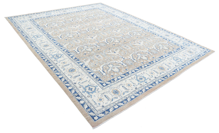 Hand Knotted Serenity Wool Rug - 9'2'' x 11'8''