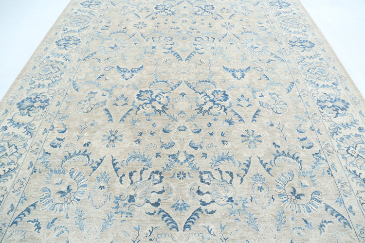 Hand Knotted Serenity Wool Rug - 8'10'' x 11'10''