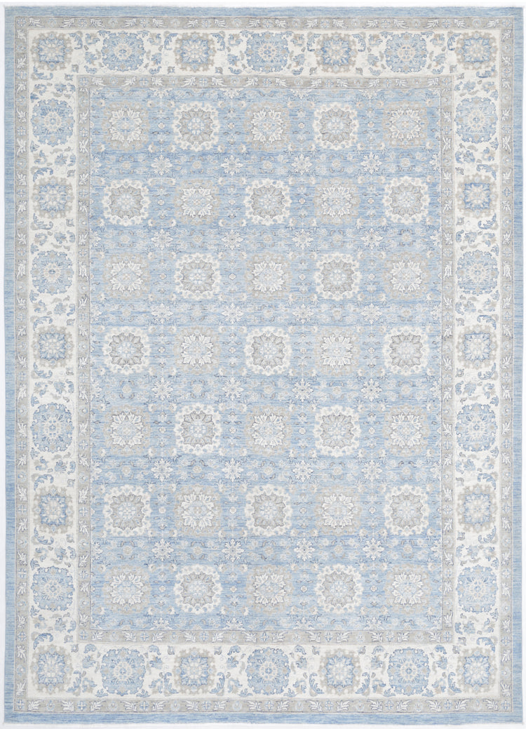 Hand Knotted Serenity Wool Rug - 9'0'' x 12'5''