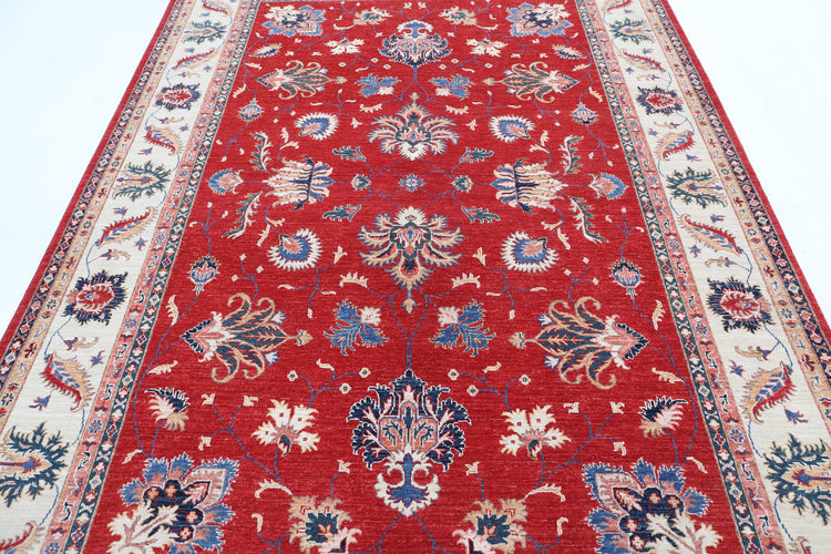 Hand Knotted Ziegler Farhan Wool Rug - 6'6'' x 9'4''