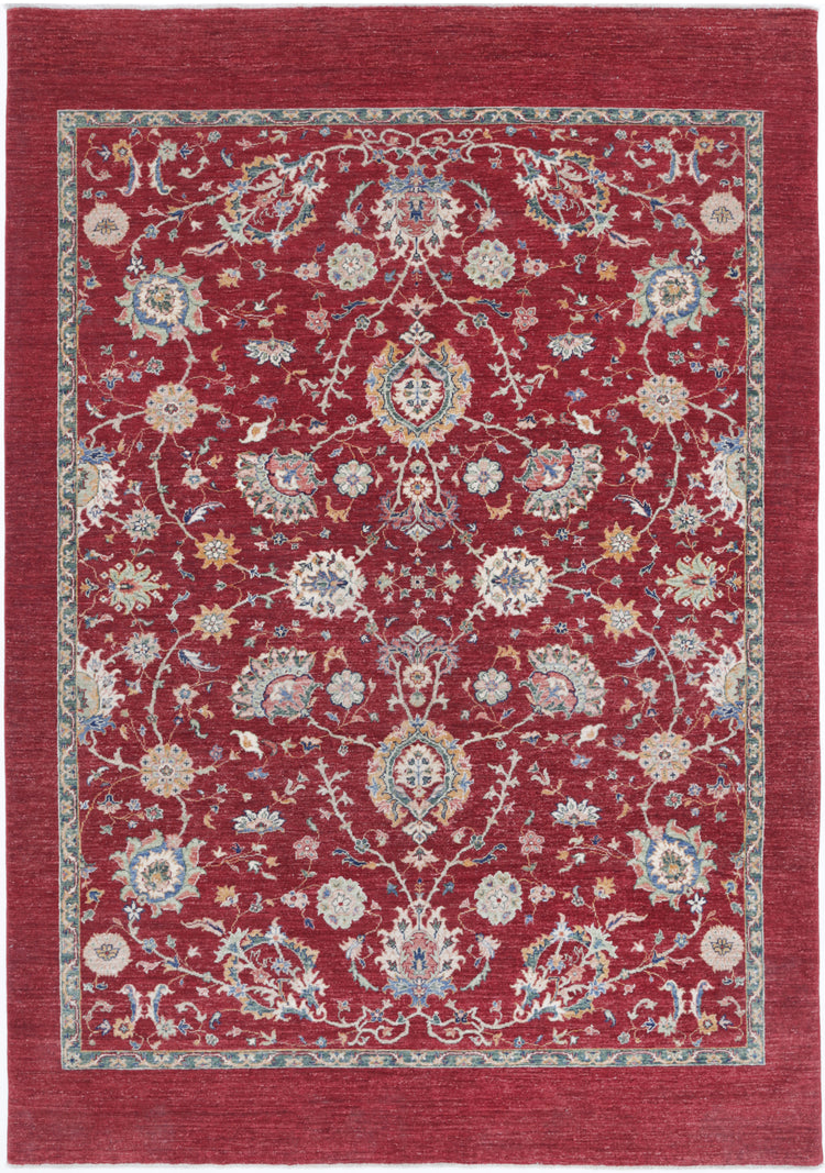 Hand Knotted Ziegler Farhan Wool Rug - 6'3'' x 9'1''
