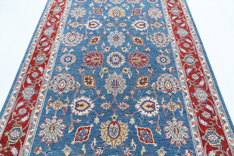 Hand Knotted Ziegler Farhan Wool Rug - 5'4'' x 7'10''