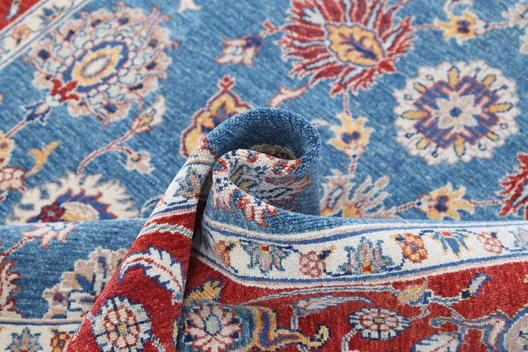 Hand Knotted Ziegler Farhan Wool Rug - 5'4'' x 7'10''