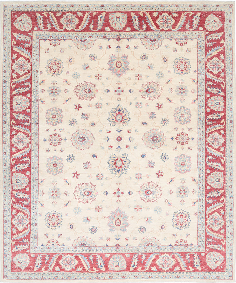 Hand Knotted Ziegler Farhan Wool Rug - 8'1'' x 9'7''