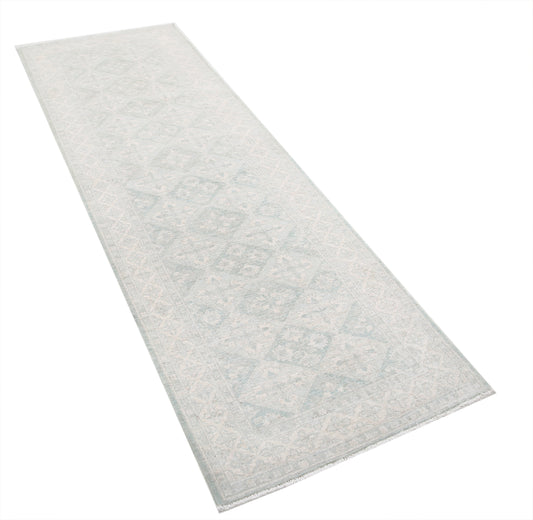 Hand Knotted Serenity Wool Rug - 2'7'' x 8'1''