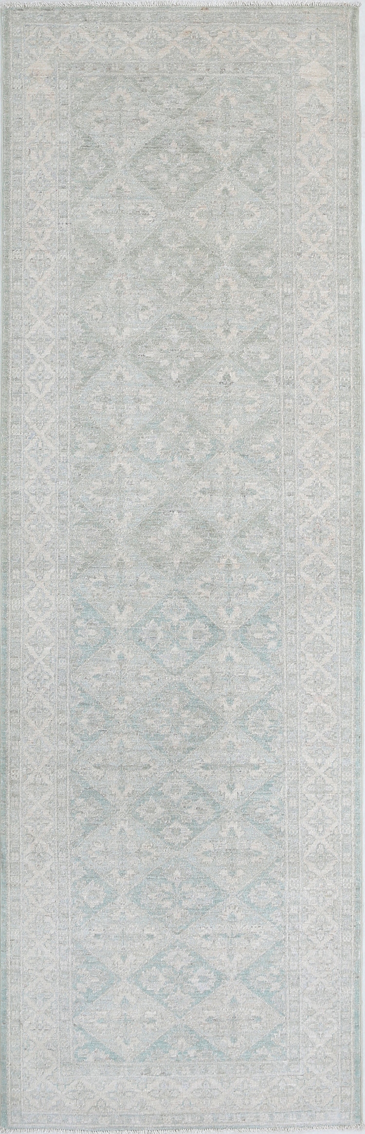 Hand Knotted Serenity Wool Rug - 2'7'' x 8'1''