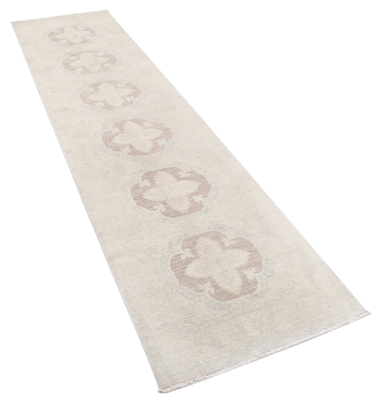 Hand Knotted Serenity Wool Rug - 2'6'' x 10'0''