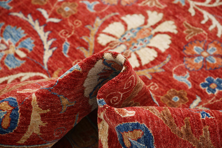 Hand Knotted Ziegler Farhan Wool Rug - 6'6'' x 10'1''