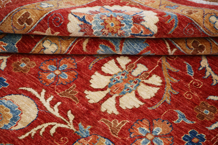 Hand Knotted Ziegler Farhan Wool Rug - 6'6'' x 10'1''