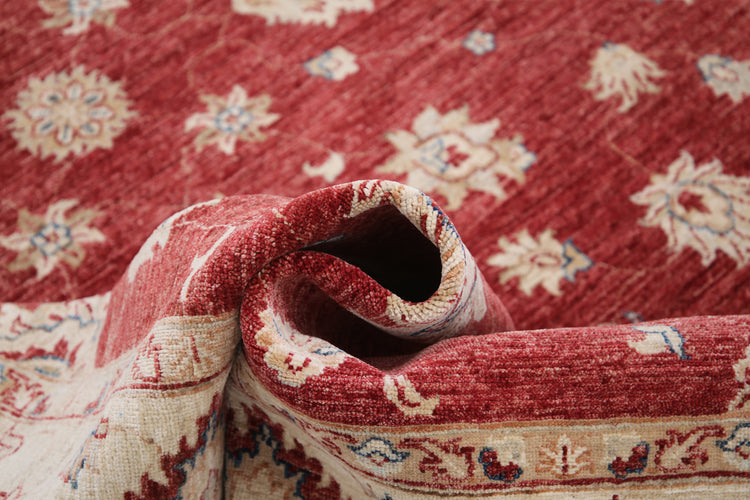 Hand Knotted Ziegler Farhan Wool Rug - 6'7'' x 10'3''