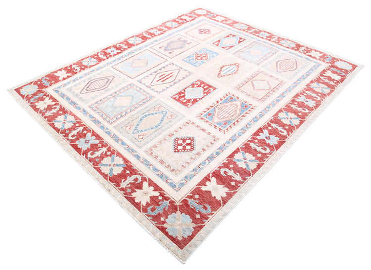 Hand Knotted Ziegler Farhan Wool Rug - 6'6'' x 7'10''