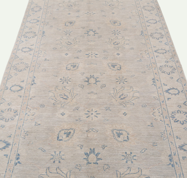 Hand Knotted Serenity Wool Rug - 3'11'' x 13'9''