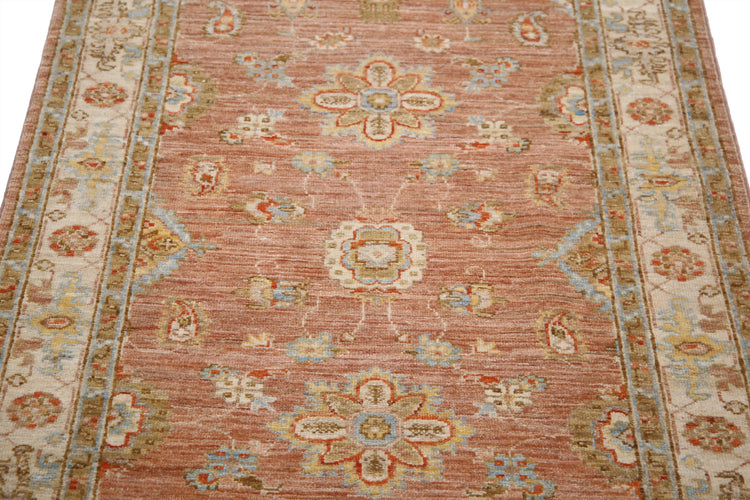 Hand Knotted Ziegler Farhan Wool Rug - 3'0'' x 4'8''