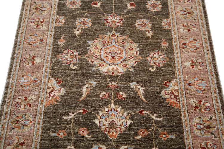 Hand Knotted Ziegler Farhan Wool Rug - 2'7'' x 3'11''