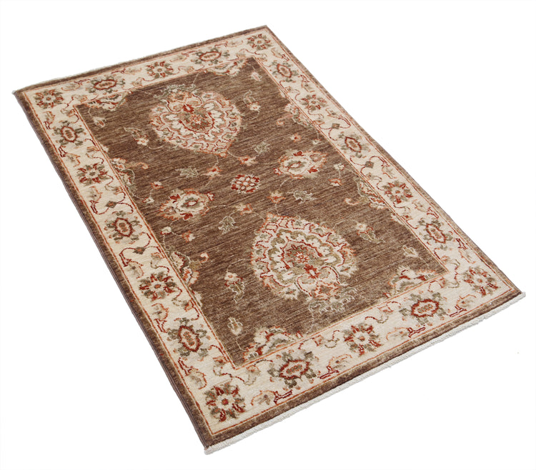 Hand Knotted Ziegler Farhan Wool Rug - 2'8'' x 3'11''