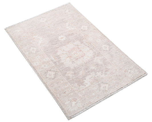 Hand Knotted Serenity Wool Rug - 1'11'' x 2'11''