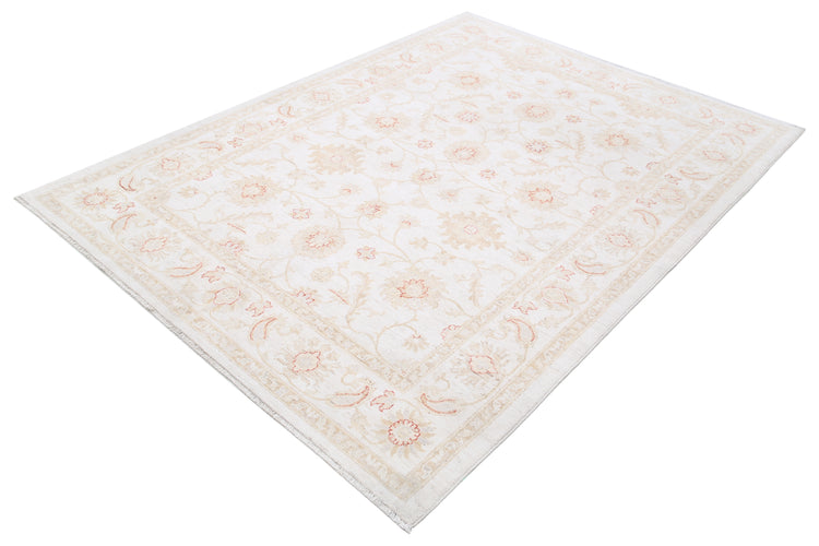 Hand Knotted Serenity Wool Rug - 5'8'' x 7'6''