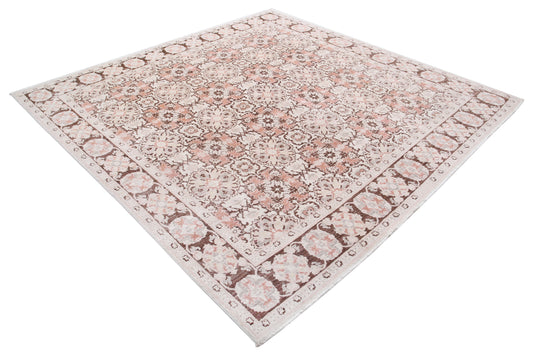 Hand Knotted Serenity Wool Rug - 7'10'' x 7'10''