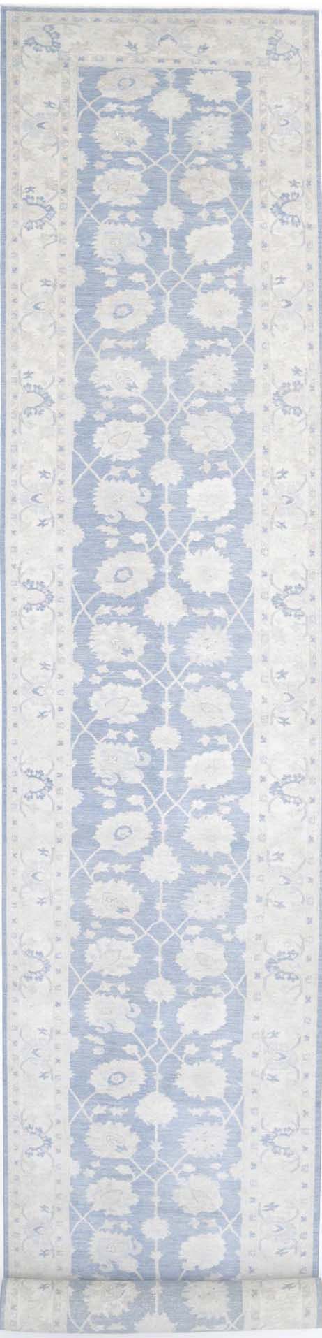Hand Knotted Serenity Wool Rug - 4'1'' x 35'11''