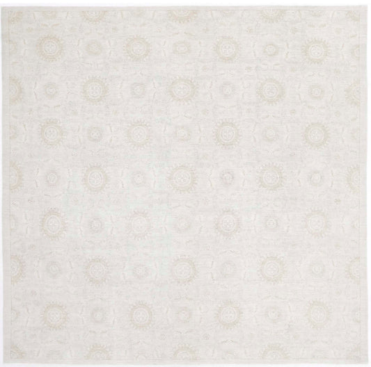 Hand Knotted Artemix Wool Rug - 11'0'' x 10'10''
