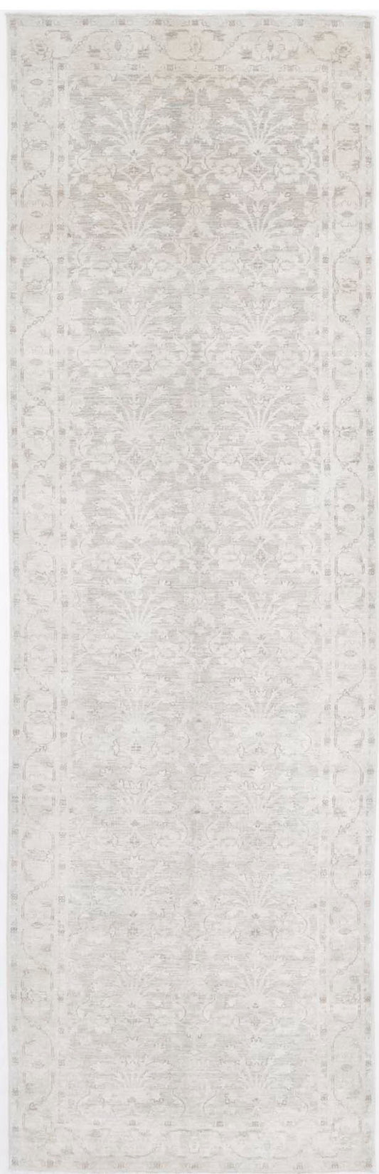 Hand Knotted Serenity Wool Rug - 4'0'' x 13'5''