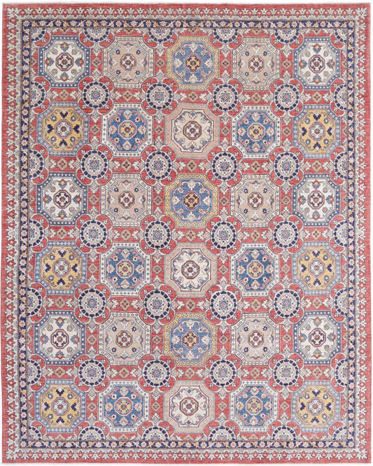 Hand Knotted Artemix Wool Rug - 8'0'' x 10'0''