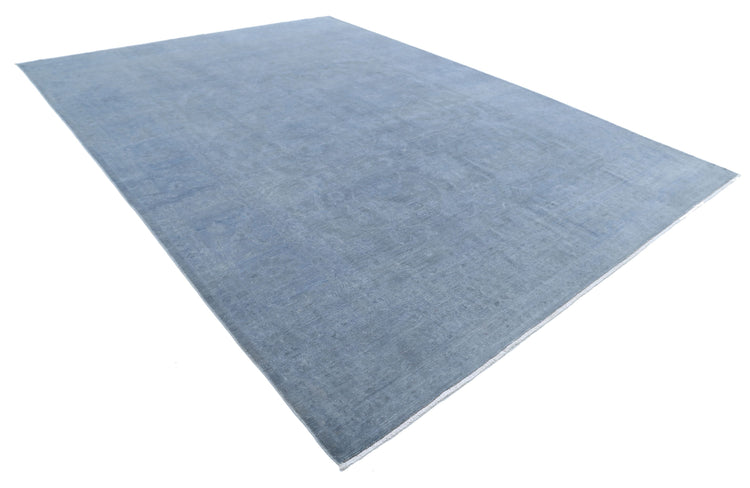 Hand Knotted Overdyed Wool Rug - 9'10'' x 13'8''