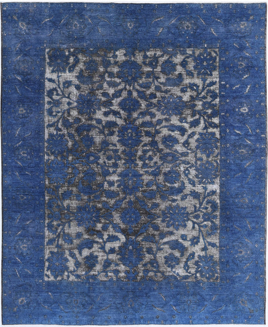 Hand Knotted Onyx Wool Rug - 7'8'' x 9'5''