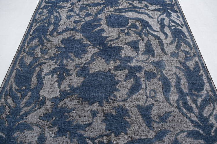 Hand Knotted Onyx Wool Rug - 5'9'' x 8'0''
