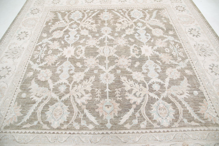 Hand Knotted Serenity Wool Rug - 9'6'' x 9'8''