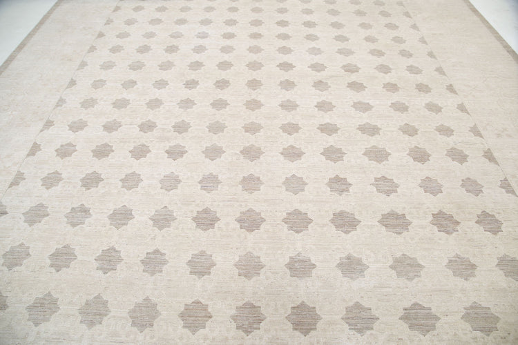 Hand Knotted Serenity Wool Rug - 12'0'' x 14'5''