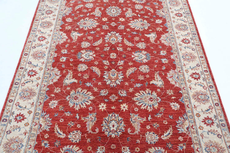 Hand Knotted Ziegler Farhan Wool Rug - 5'0'' x 6'9''