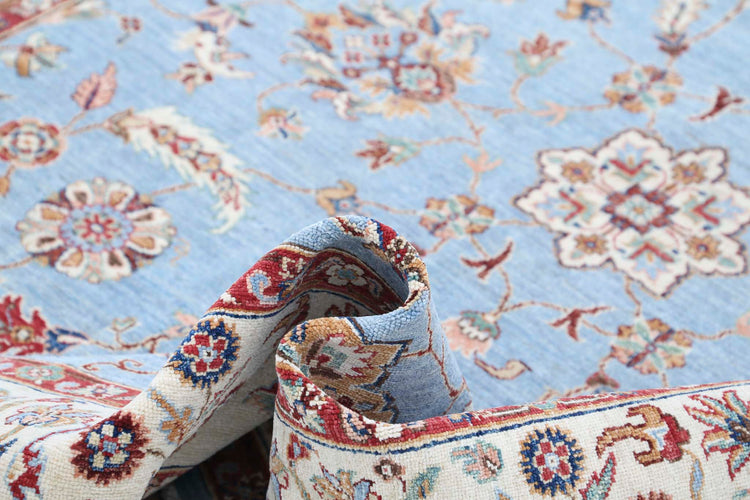 Hand Knotted Ziegler Farhan Wool Rug - 6'8'' x 9'5''