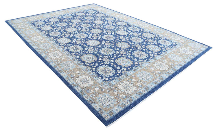 Hand Knotted Ziegler Farhan Wool Rug - 8'10'' x 11'11''