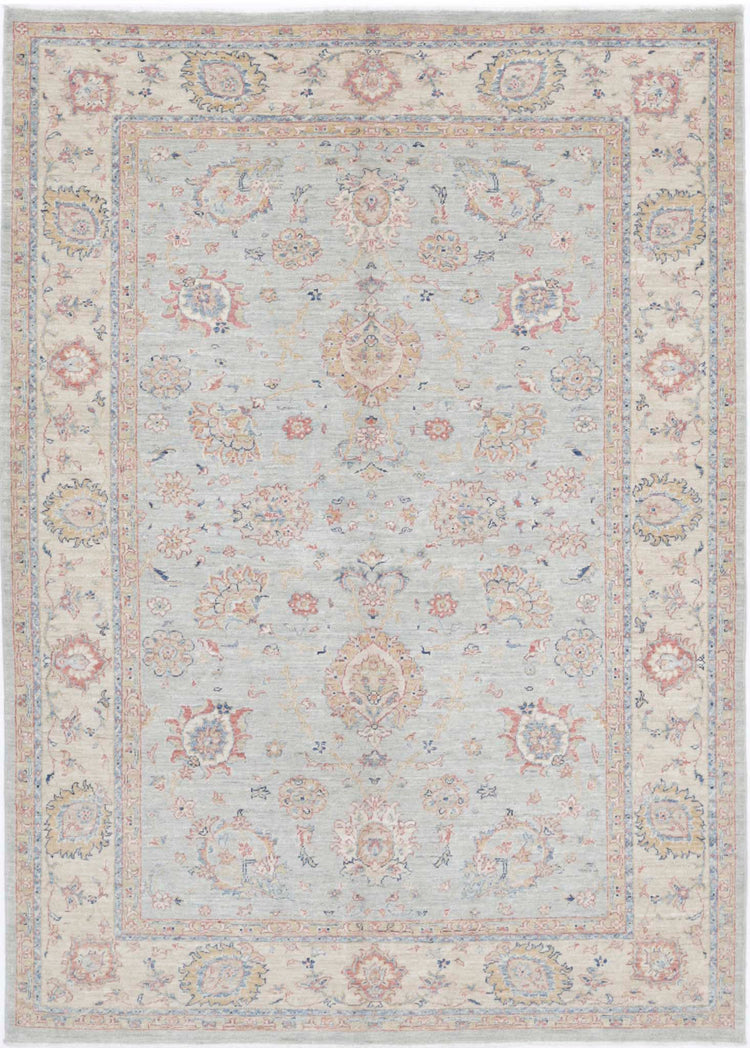 Hand Knotted Ziegler Farhan Wool Rug - 5'7'' x 7'9''