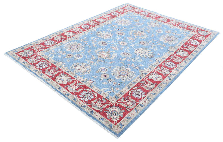 Hand Knotted Ziegler Farhan Wool Rug - 5'7'' x 7'9''