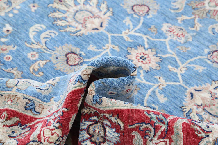 Hand Knotted Ziegler Farhan Wool Rug - 5'7'' x 7'9''